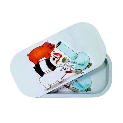 Three Bears One Bong Rolling Tray