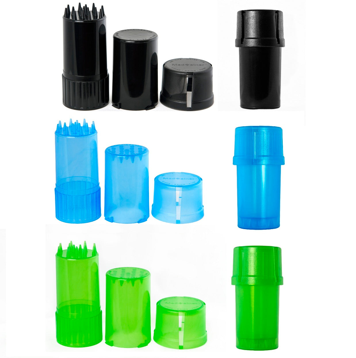 MedTainer - Storage Container w/ Built-In Grinder
