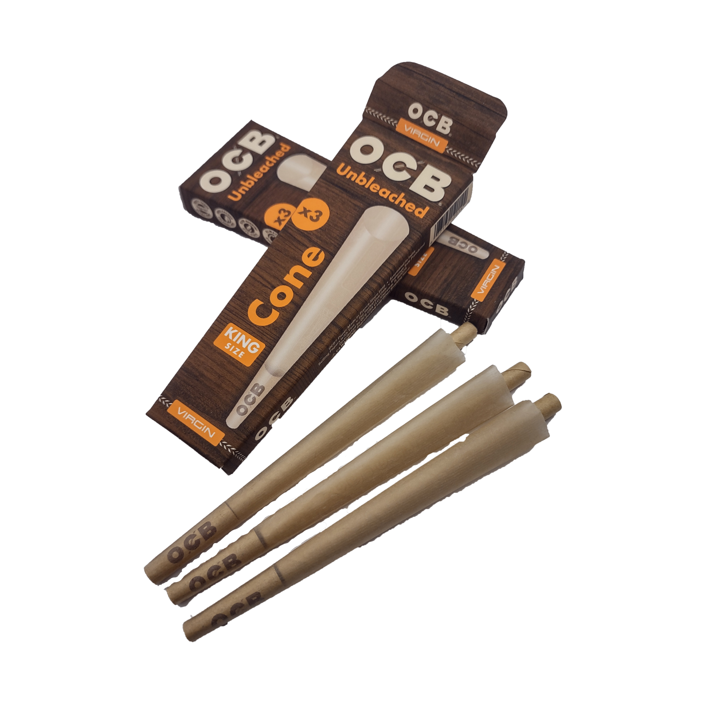 OCB Cones - Unbleached King Size