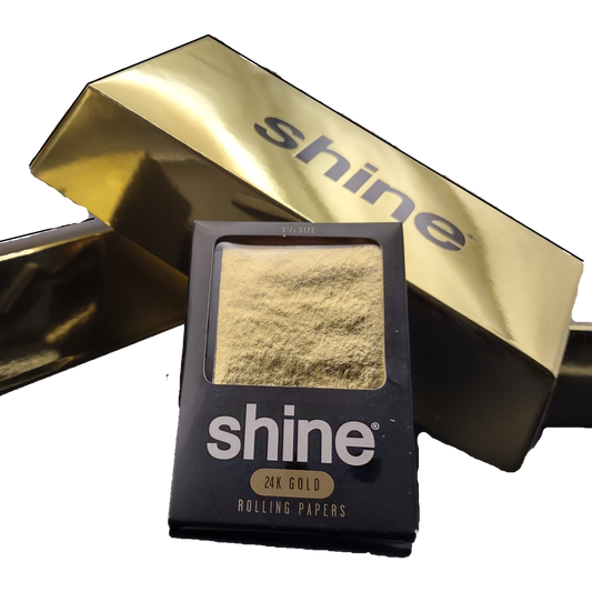 Shine - 24K Gold Rolling Papers 1-1/4