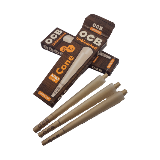 OCB Cones - Unbleached King Size