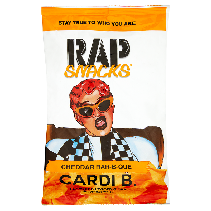 Rap Snacks - Cardi B "Cheddar Bar-B-Que"