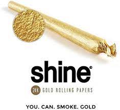 Shine - 24K Gold Rolling Papers 1-1/4
