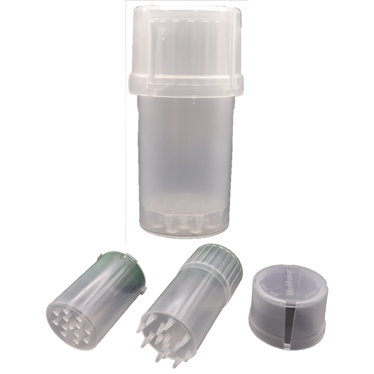 MedTainer - Storage Container w/ Built-In Grinder